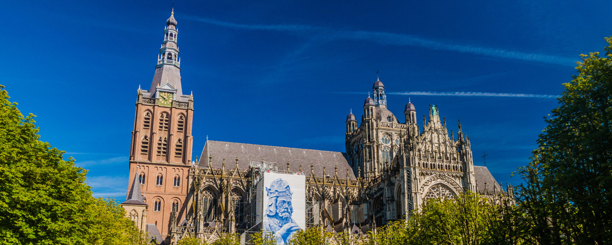 Gothic Saint John's cathedral in Den Bosch, Netherlan