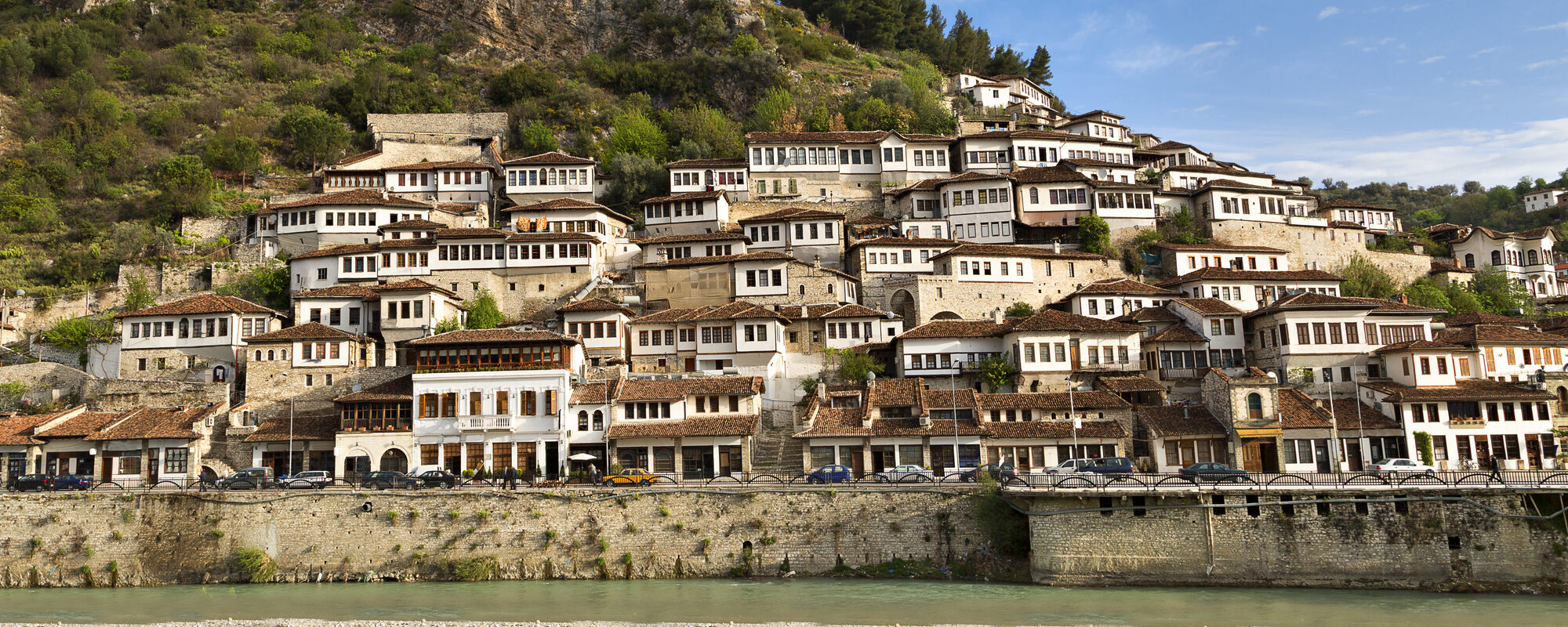 Traditional houses, Berat, Albania.